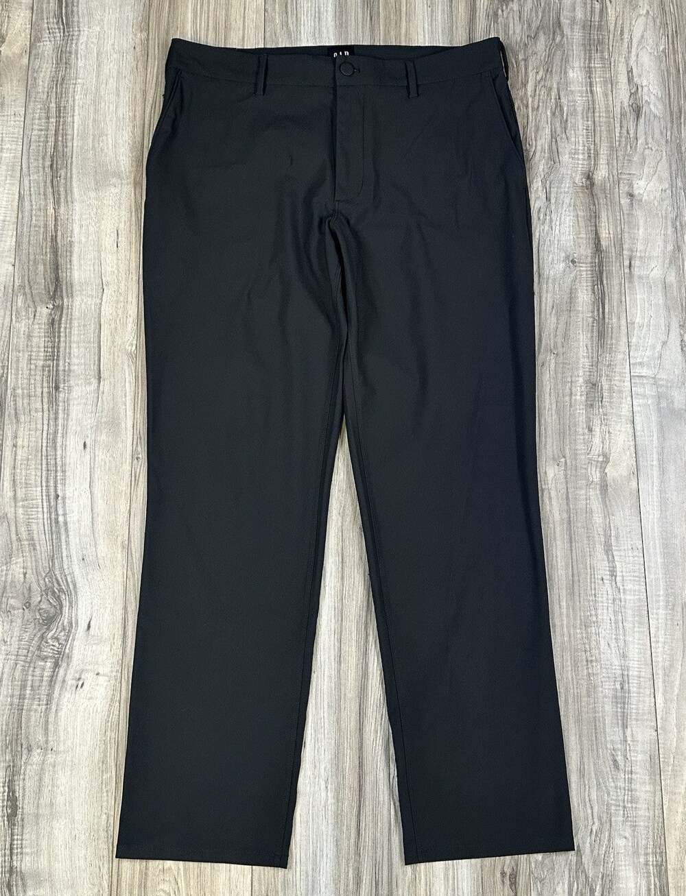 GAP All Day Chino Slim Straight Moisture Wicking Black Pants Men's 34x32 NEW